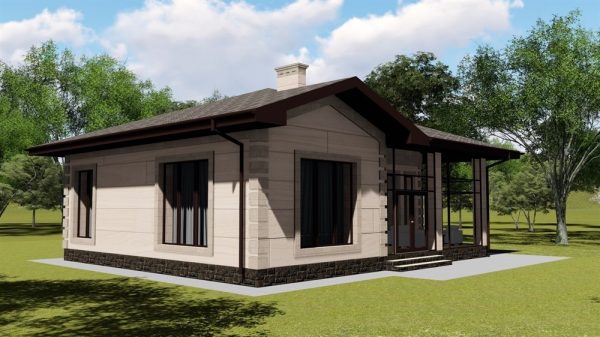 7. Проект дома B-058 Екстерьер Проект дома B-058 - фото 7