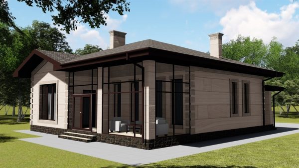 10. Проект дома B-058 Екстерьер Проект дома B-058 - фото 10