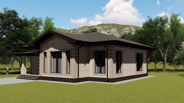 12. Проект дома B-058 Екстерьер Проект дома B-058 - фото 12