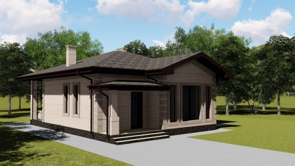 13. Проект дома B-058 Екстерьер Проект дома B-058 - фото 13