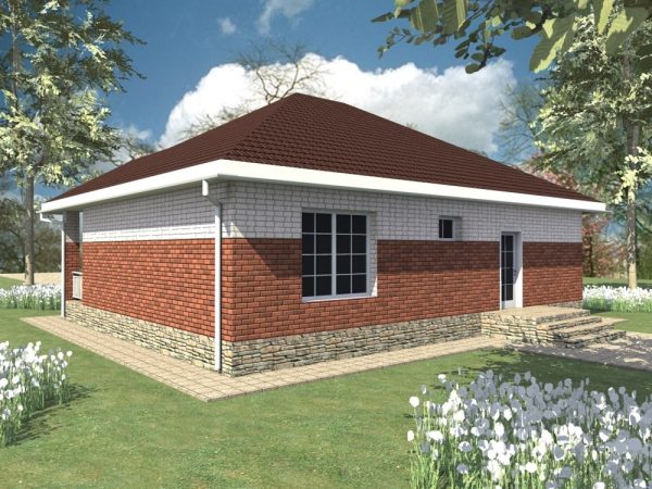 19. Проект дома B-061 Екстерьер Проект дома B-061 - фото 19