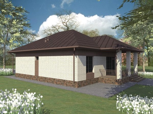 3. Проект дома B-063 Екстерьер Проект дома B-063 - фото 3