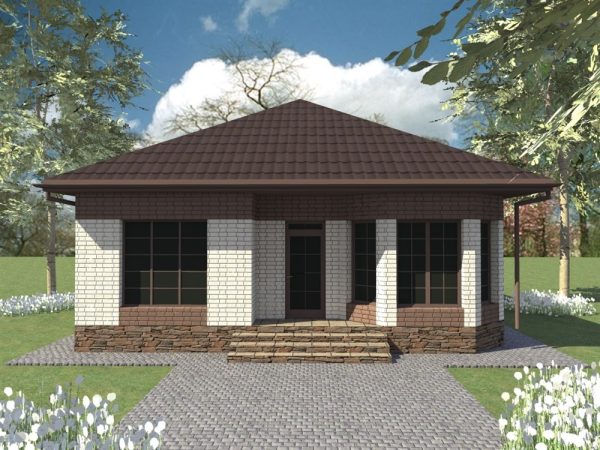 13. Проект дома B-063 Екстерьер Проект дома B-063 - фото 13