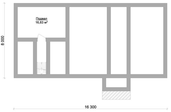9. Проект дома B-064 Екстерьер Проект дома B-064 - фото 9