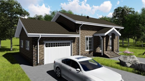 17. Проект дома B-064 Екстерьер Проект дома B-064 - фото 17