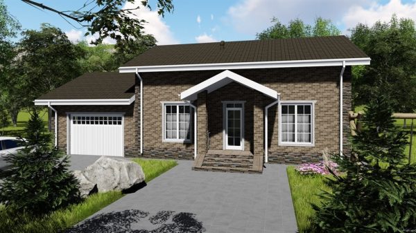 18. Проект дома B-064 Екстерьер Проект дома B-064 - фото 18