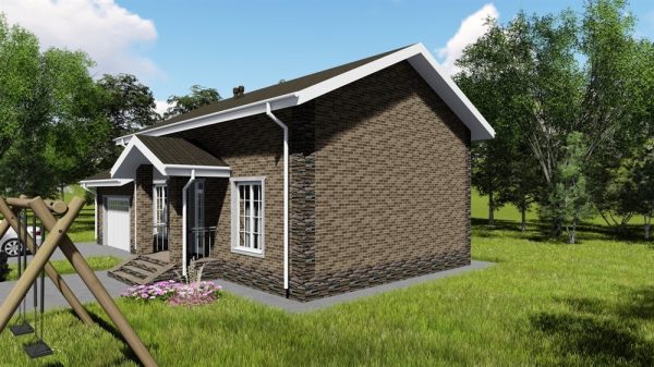 22. Проект дома B-064 Екстерьер Проект дома B-064 - фото 22