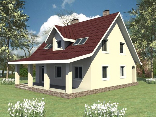 10. Проект дома B-074 Екстерьер Проект дома B-074 - фото 10