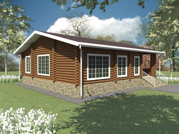 9. Проект дома B-076 Екстерьер Проект дома B-076 - фото 9