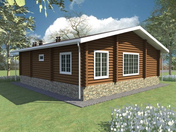 14. Проект дома B-076 Екстерьер Проект дома B-076 - фото 14