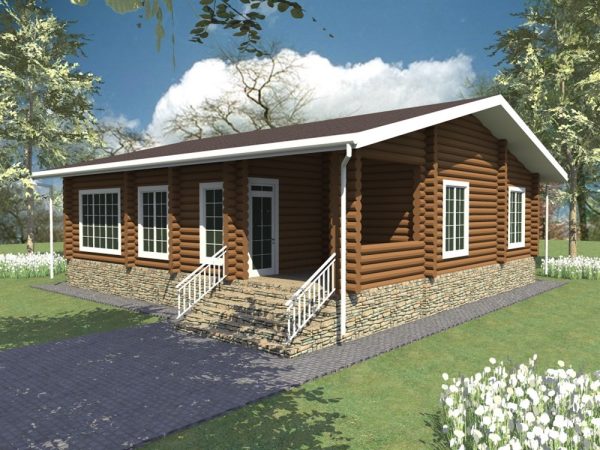 16. Проект дома B-076 Екстерьер Проект дома B-076 - фото 16