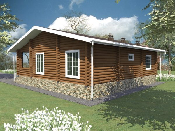 19. Проект дома B-076 Екстерьер Проект дома B-076 - фото 19