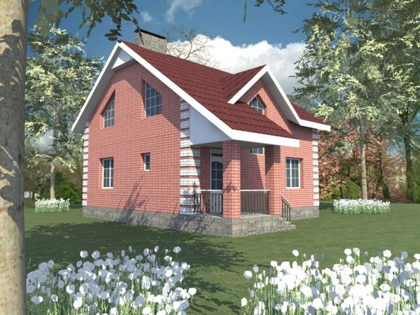 8. Проект дома B-081 Екстерьер Проект дома B-081 - фото 8