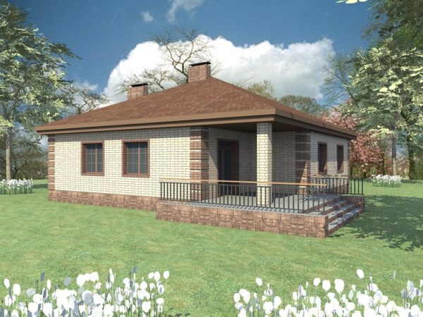 1. Проект дома B-082 Екстерьер Проект дома B-082 - фото 1