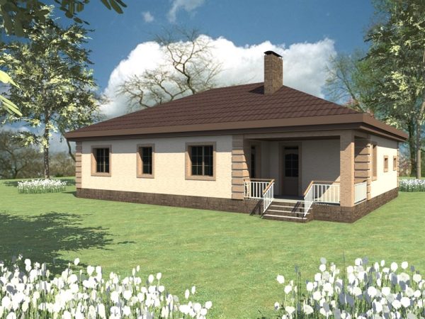 4. Проект дома B-087 Екстерьер Проект дома B-087 - фото 4