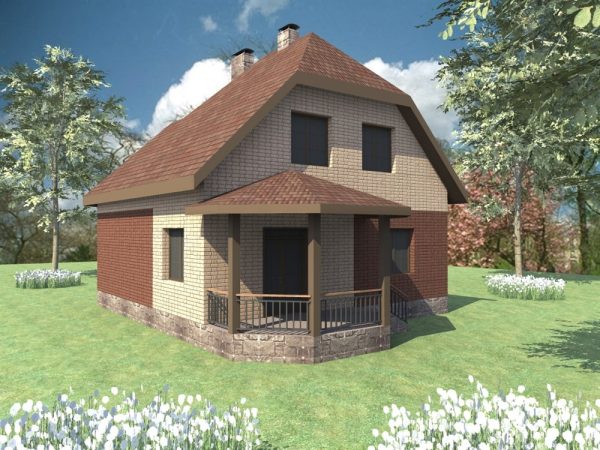 1. Проект дома B-093 Екстерьер Проект дома B-093 - фото 1