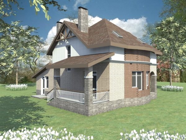 4. Проект дома B-100 Екстерьер Проект дома B-100 - фото 4