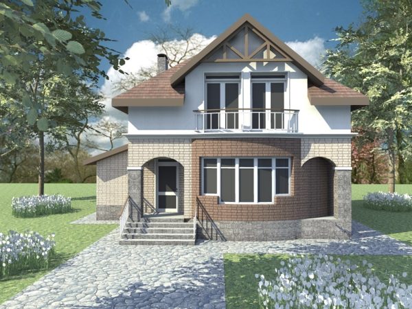 9. Проект дома B-101 Екстерьер Проект дома B-101 - фото 9