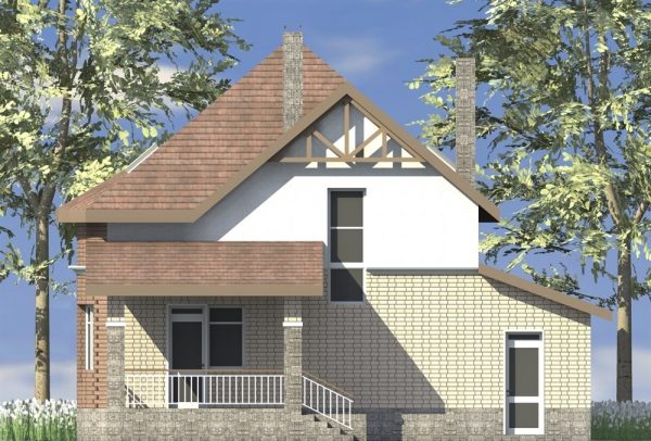 19. Проект дома B-101 Екстерьер Проект дома B-101 - фото 19