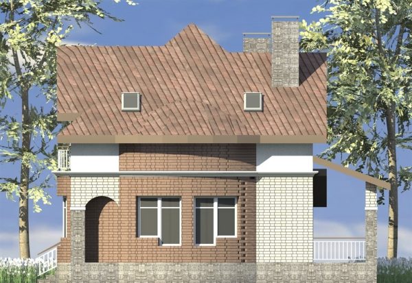 20. Проект дома B-101 Екстерьер Проект дома B-101 - фото 20