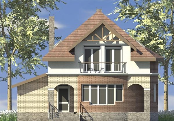 22. Проект дома B-101 Екстерьер Проект дома B-101 - фото 22