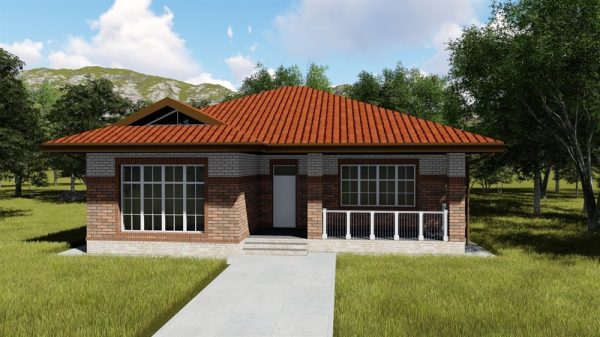 4. Проект дома B-103 Екстерьер Проект дома B-103 - фото 4