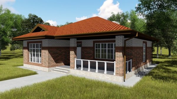 16. Проект дома B-103 Екстерьер Проект дома B-103 - фото 16