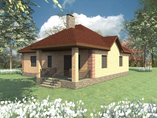 4. Проект дома B-108 Екстерьер Проект дома B-108 - фото 4