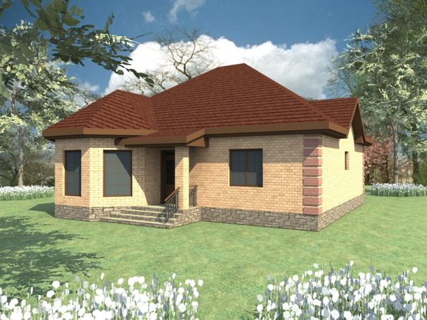 5. Проект дома B-108 Екстерьер Проект дома B-108 - фото 5