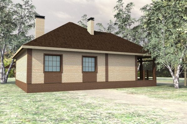 4. Проект дома B-140 Екстерьер Проект дома B-140 - фото 4