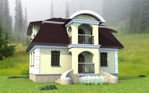 1. Проект дома B-153 Екстерьер Проект дома B-153 - фото 1