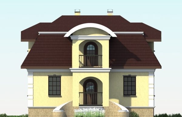 4. Проект дома B-153 Екстерьер Проект дома B-153 - фото 4