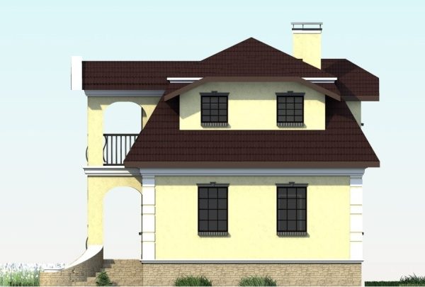 10. Проект дома B-153 Екстерьер Проект дома B-153 - фото 10