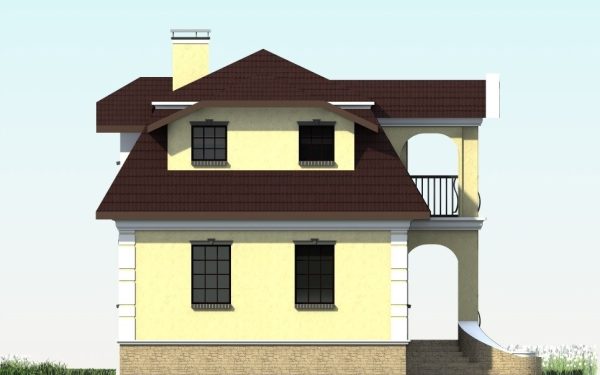 14. Проект дома B-153 Екстерьер Проект дома B-153 - фото 14