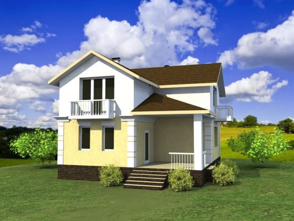 2. Проект дома B-156 Екстерьер Проект дома B-156 - фото 2