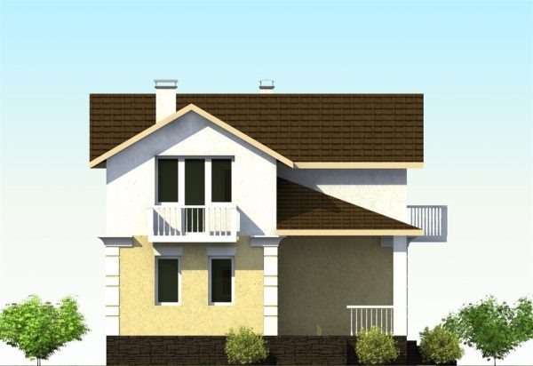 5. Проект дома B-156 Екстерьер Проект дома B-156 - фото 5