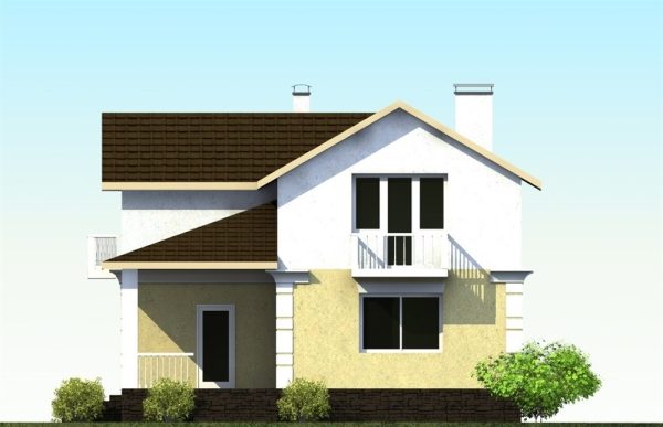 7. Проект дома B-156 Екстерьер Проект дома B-156 - фото 7