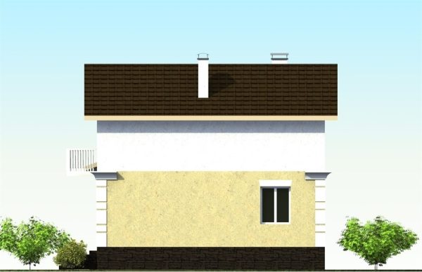 8. Проект дома B-156 Екстерьер Проект дома B-156 - фото 8