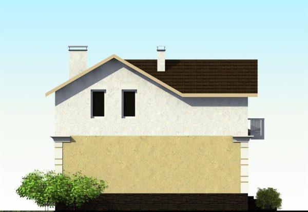 15. Проект дома B-156 Екстерьер Проект дома B-156 - фото 15