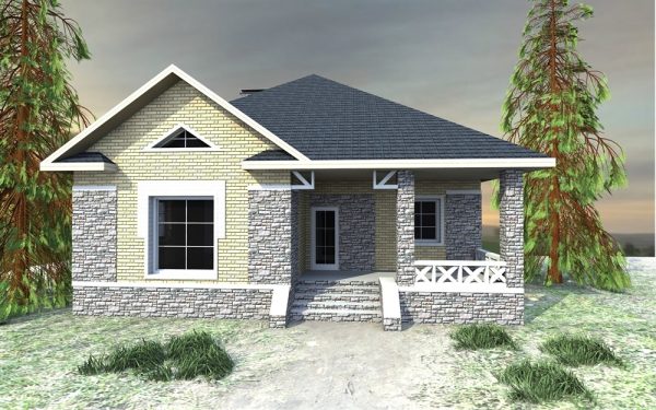 3. Проект дома B-158 Екстерьер Проект дома B-158 - фото 3