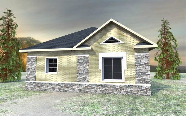 4. Проект дома B-158 Екстерьер Проект дома B-158 - фото 4