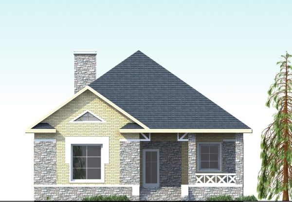 5. Проект дома B-158 Екстерьер Проект дома B-158 - фото 5