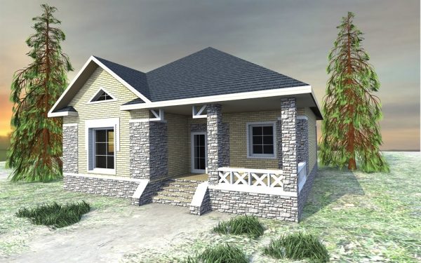 12. Проект дома B-158 Екстерьер Проект дома B-158 - фото 12