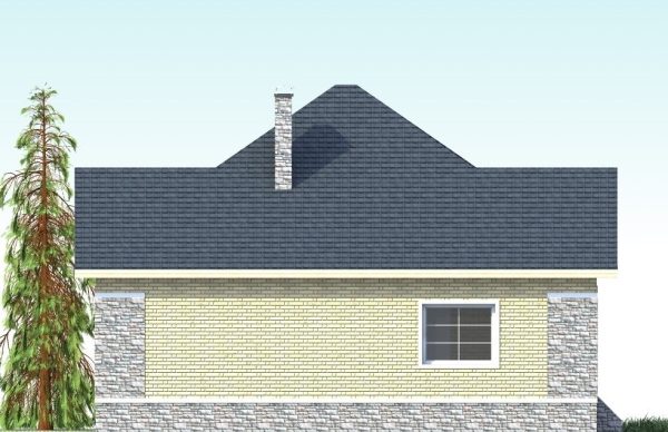 16. Проект дома B-158 Екстерьер Проект дома B-158 - фото 16