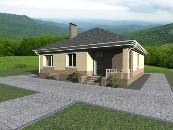 2. Проект дома B-184 Екстерьер Проект дома B-184 - фото 2