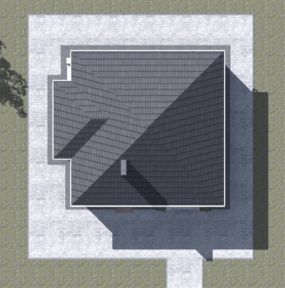 5. Проект дома B-184 Екстерьер Проект дома B-184 - фото 5