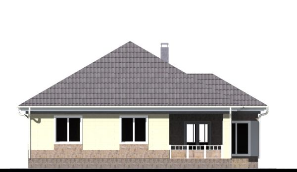 7. Проект дома B-184 Екстерьер Проект дома B-184 - фото 7