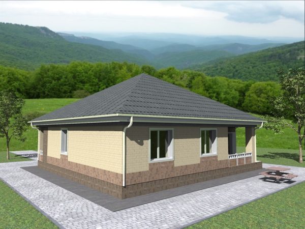 11. Проект дома B-184 Екстерьер Проект дома B-184 - фото 11