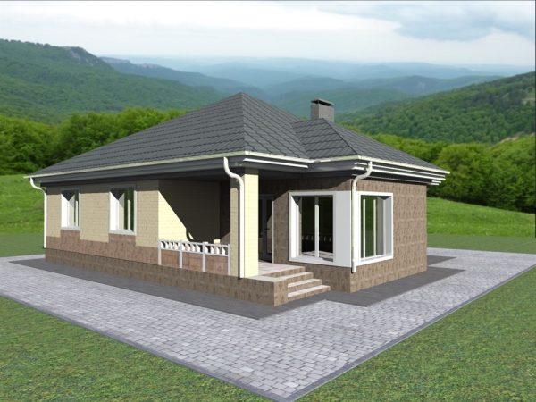 16. Проект дома B-184 Екстерьер Проект дома B-184 - фото 16