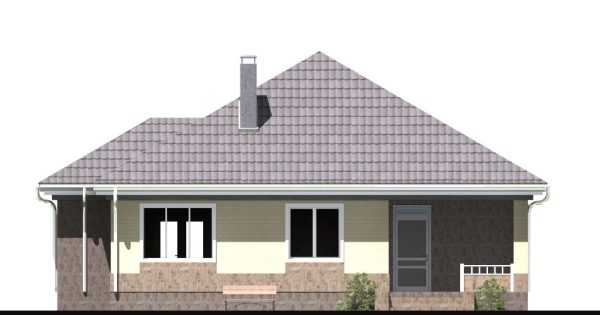 17. Проект дома B-184 Екстерьер Проект дома B-184 - фото 17